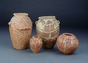 Nádoby s výjevy z Nilu, Naqady a Abadaya, pozdně predynastické (keramika)